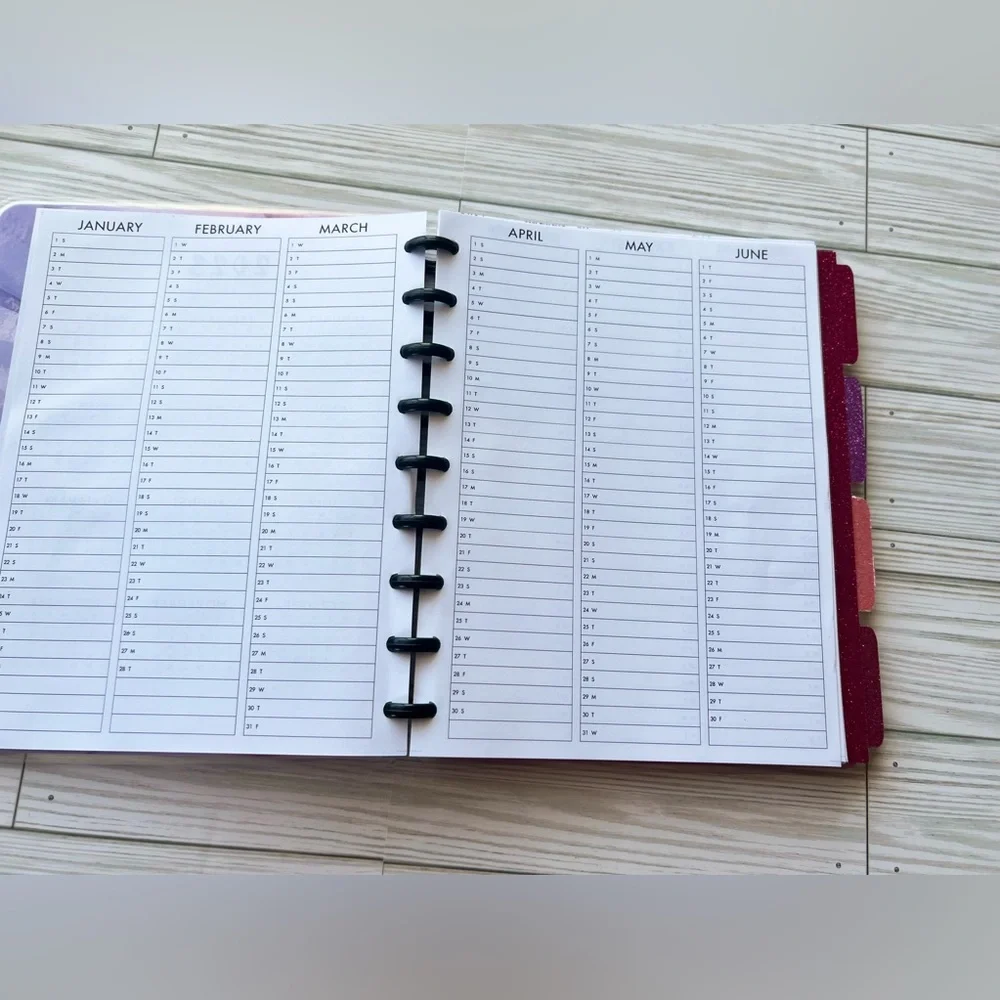 Happy Planner Classic size weekly layout wild and free